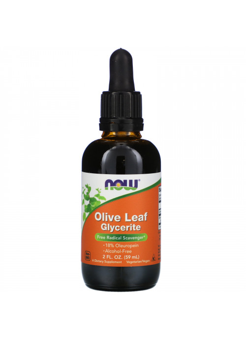 Now Foods, Olive Leaf Glycerite, 2 fl oz (59 ml)