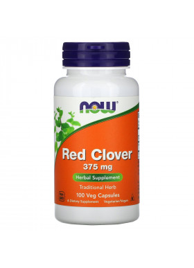 Now Foods, Red Clover, 375 mg, 100 Veg Capsules