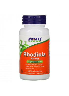 Now Foods, Rhodiola, 500 mg, 60 Veg Capsules