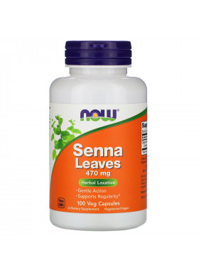 Now Foods, Senna Leaves, 470 mg, 100 Veg Capsules