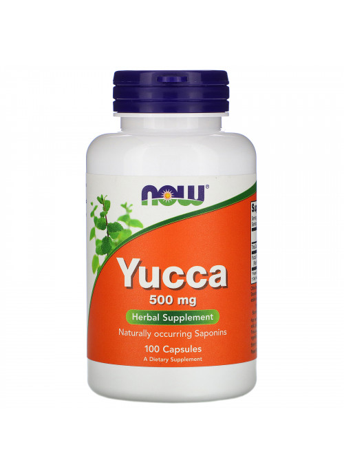 Now Foods, Yucca, 500 mg, 100 Capsules