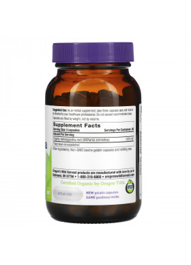 Oregon's Wild Harvest, Ashwagandha, 90 Gelatin Capsules