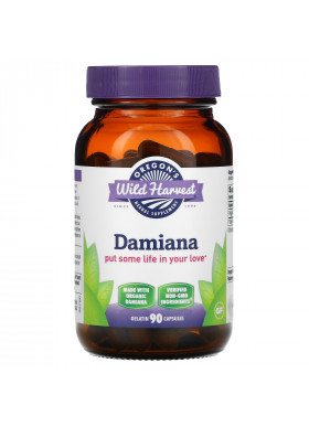 Oregon's Wild Harvest, Damiana, 90 Gelatin Capsules