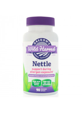 Oregon's Wild Harvest, Nettle, 90 Vegetarian Capsules