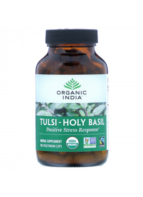 Organic India, Tulsi-Holy Basil, 180 Vegetarian Caps