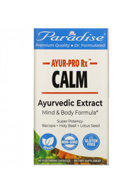 Paradise Herbs, AYUR Pro Rx, Calm, 60 Vegetarian Capsules