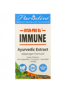 Paradise Herbs, Ayur-Pro Rx, Immune, 60 Vegetarian Capsules