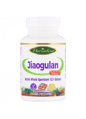 Paradise Herbs, Jiaogulan, 60 Vegetarian Capsules