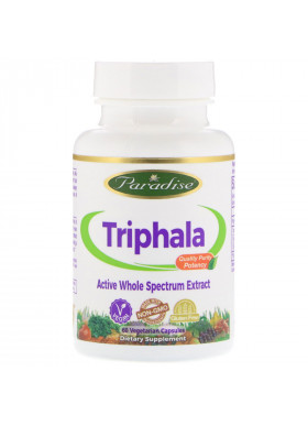 Paradise Herbs, Triphala, 60 Vegetarian Capsule