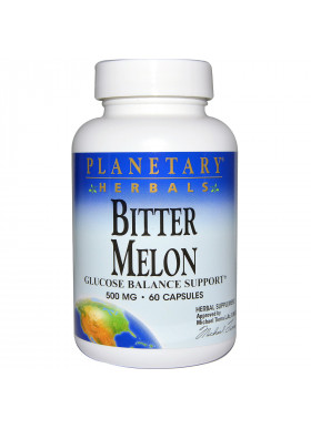 Planetary Herbals, Bitter Melon, Glucose Balance Support, 500 mg, 60 Capsules