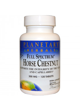 Planetary Herbals, Full Spectrum Horse Chestnut, 300 mg, 120 Tablets