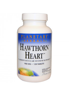 Planetary Herbals, Hawthorn Heart, 900 mg, 120 Tablets