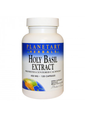 Planetary Herbals, Holy Basil Extract, 450 mg, 120 Capsules