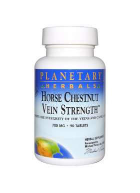 Planetary Herbals, Horse Chestnut, Vein Strength, 705 mg, 90 Tablets