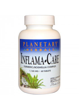 Planetary Herbals, Inflama-Care, 1,165 mg, 60 Tablets