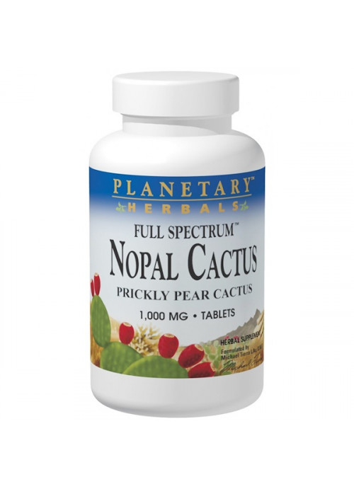 Planetary Herbals, Nopal Cactus, Full Spectrum, Prickly Pear Cactus, 1,000 mg, 120 Tablets