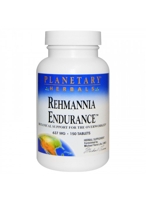 Planetary Herbals, Rehmannia Endurance, 637 mg, 150 Tablets