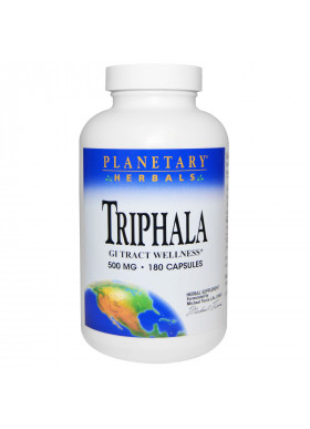 Planetary Herbals, Triphala, GI Tract Wellness, 500 mg, 180 Capsules