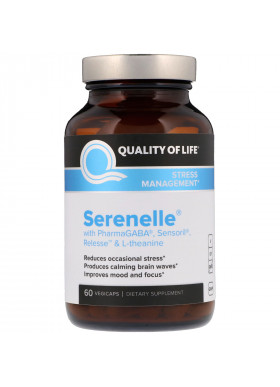 Quality of Life Labs, Serenelle, Stress Management, 60 VegiCaps