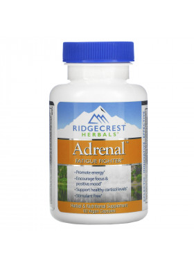 RidgeCrest Herbals, Adrenal, Fatigue Fighter, 60 Vegan Caps