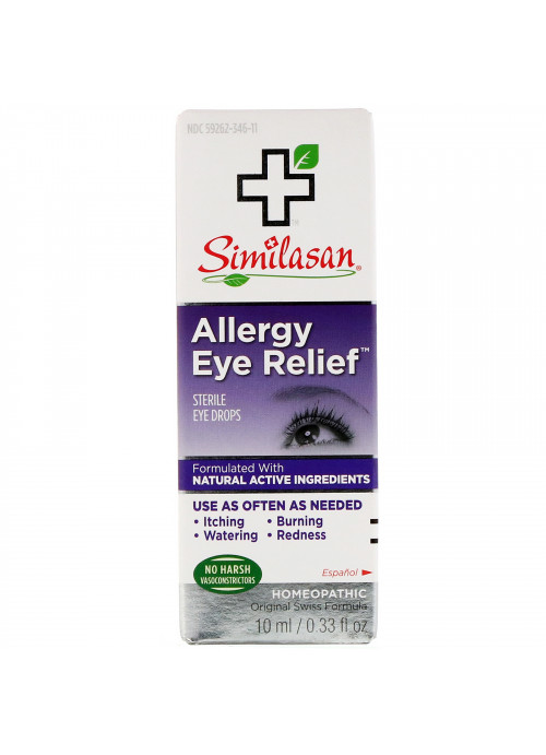 Similasan, Allergy Eye Relief, Sterile Eye Drops, 0.33 fl oz (10 ml)