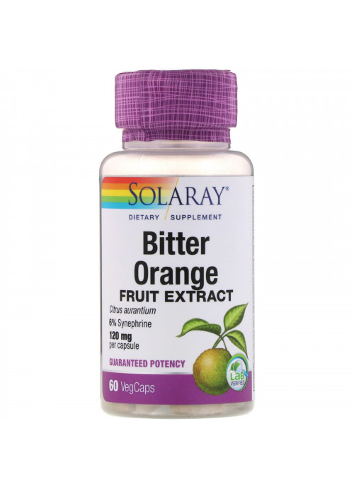 Solaray, Bitter Orange Fruit Extract, 120 mg, 60 VegCaps