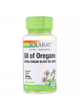 Solaray, Oil of Oregano, 150 mg, 60 Vegan Softgels