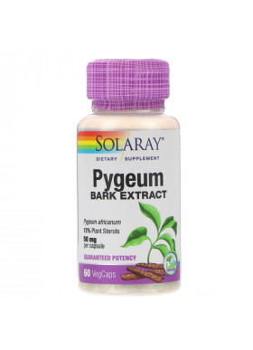 Solaray, Pygeum Bark Extract, 50 mg, 60 VegCaps