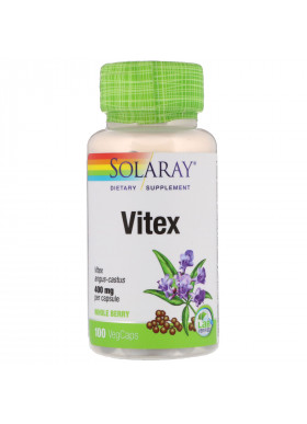 Solaray, Vitex, 400 mg, 100 VegCaps