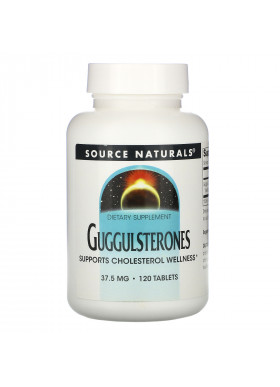 Source Naturals, Guggulsterones, 37.5 mg, 120 Tablets