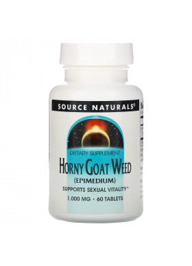 Source Naturals, Horny Goat Weed, 1,000 mg, 60 Tablets