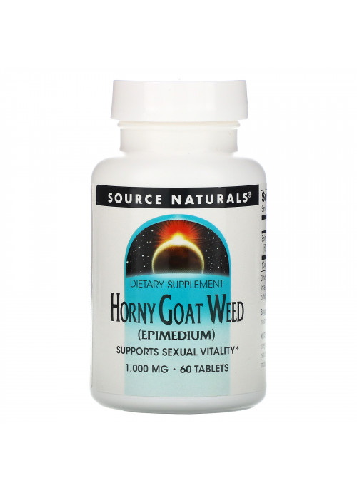 Source Naturals, Horny Goat Weed, 1,000 mg, 60 Tablets