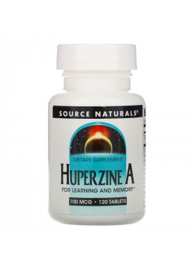 Source Naturals, Huperzine A, 100 mcg, 120 Tablets