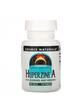 Source Naturals, Huperzine A, 200 mcg, 120 Tablets