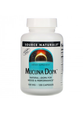 Source Naturals, Mucuna Dopa, 100 mg, 120 Capsules