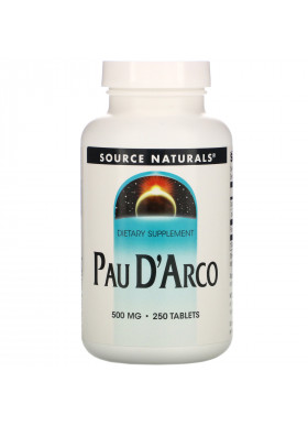 Source Naturals, Pau D'Arco, 500 mg, 250 Tablets