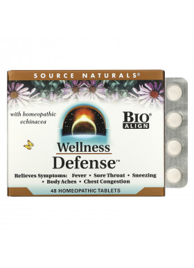 Source Naturals, Wellness Defense, 48 Homeopathic Tablets