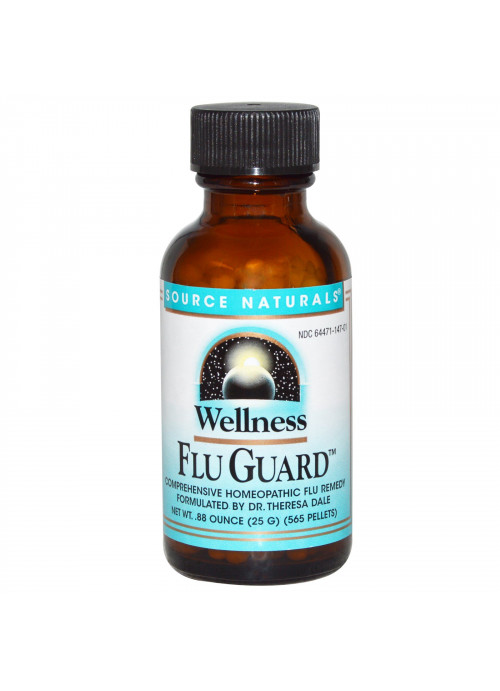 Source Naturals, Wellness FluGuard, .88 oz (25 g), 565 Pellets