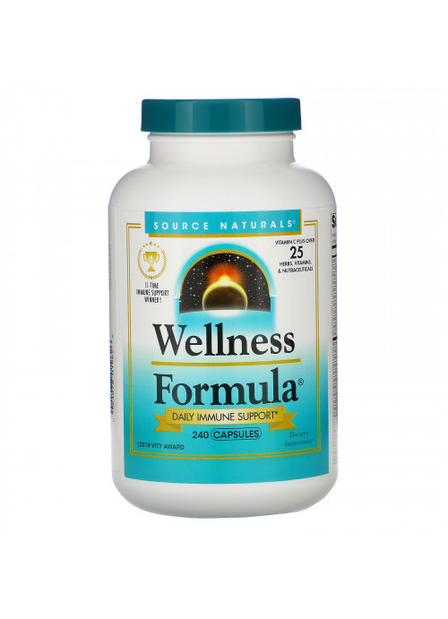 Source Naturals, Wellness Formula, Daily Immune Support, 240 Capsules