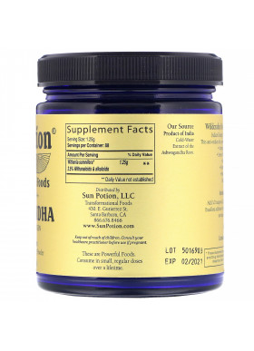 Sun Potion, Ashwagandha Powder, Wildcrafted , 3.9 oz (111 g)