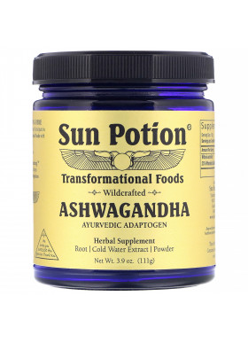 Sun Potion, Ashwagandha Powder, Wildcrafted , 3.9 oz (111 g)