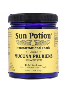 Sun Potion, Organic Mucuna Pruriens Powder, 3.5 oz (100 g)