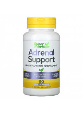 Super Nutrition, Adrenal Support, Healthy Appetite Management, 90 Veg Capsules