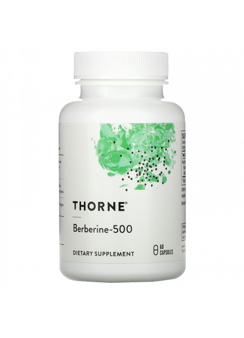 Thorne Research, Berberine-500, 60 Capsules