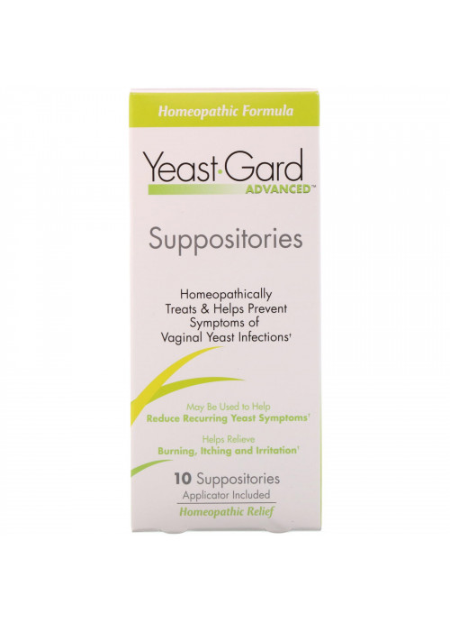 YeastGard Advanced, Yeast Gard Advanced Suppositories, 10 Suppositories