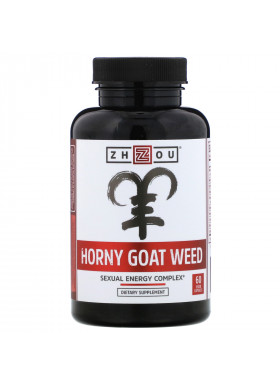 Zhou Nutrition, Horny Goat Weed, Sexual Energy Complex, 60 Veggie Capsules