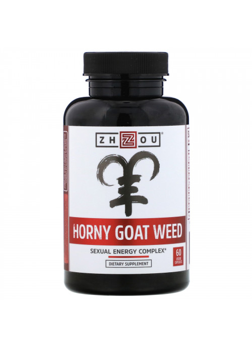 Zhou Nutrition, Horny Goat Weed, Sexual Energy Complex, 60 Veggie Capsules