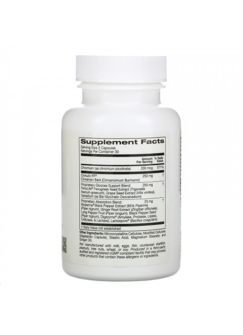 ZOI Research, Blood Glucose Support, 60 Vegetarian Capsules