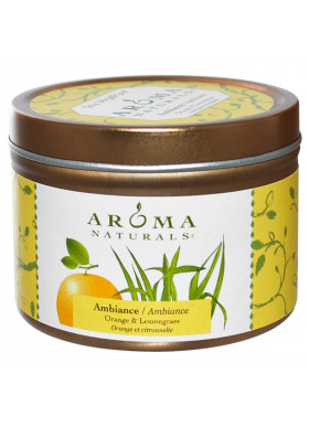 Aroma Naturals, Soy VegePure, Ambiance, Orange & Lemongrass, 2.8 oz (79.38 g)