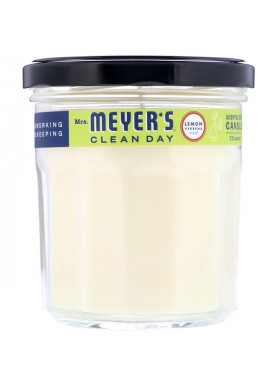 Mrs. Meyers Clean Day, Scented Soy Candle, Lemon Verbena Scent, 7.2 oz (204 g)